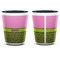 Pink & Lime Green Leopard Shot Glass - Two Tone - APPROVAL