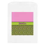 Pink & Lime Green Leopard Treat Bag (Personalized)