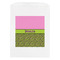 Pink & Lime Green Leopard White Treat Bag - Front View