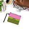 Pink & Lime Green Leopard Wristlet ID Cases - LIFESTYLE