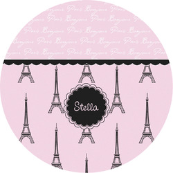 Paris & Eiffel Tower Multipurpose Round Labels - 2" (Personalized)