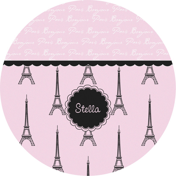 Custom Paris & Eiffel Tower Multipurpose Round Labels - 2" (Personalized)