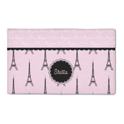 Paris & Eiffel Tower 3' x 5' Indoor Area Rug (Personalized)