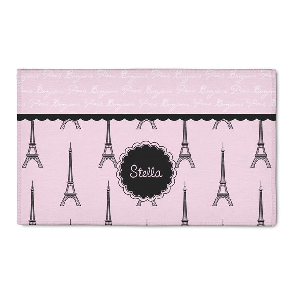 Custom Paris & Eiffel Tower 3' x 5' Patio Rug (Personalized)