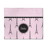 Paris & Eiffel Tower 8' x 10' Indoor Area Rug (Personalized)