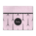 Paris & Eiffel Tower 8' x 10' Patio Rug (Personalized)