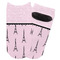 Paris & Eiffel Tower Adult Ankle Socks - Single Pair - Front and Back