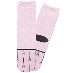 Paris & Eiffel Tower Adult Crew Socks