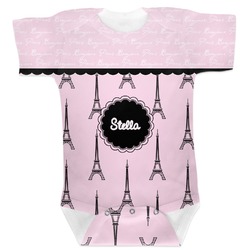 Paris & Eiffel Tower Baby Bodysuit 12-18 (Personalized)