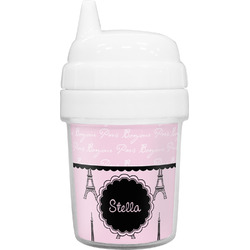 Paris & Eiffel Tower Baby Sippy Cup (Personalized)
