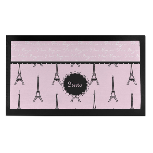 Custom Paris & Eiffel Tower Bar Mat - Small (Personalized)