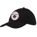 Paris & Eiffel Tower Baseball Cap - Black (Personalized)