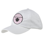 Paris & Eiffel Tower Baseball Cap - White (Personalized)