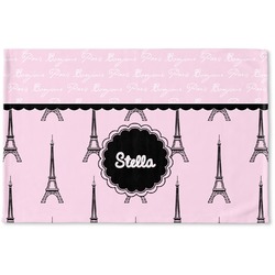 Paris & Eiffel Tower Woven Mat (Personalized)