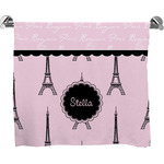 Paris & Eiffel Tower Bath Towel (Personalized)