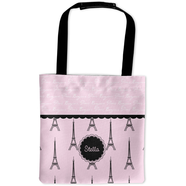 Custom Paris & Eiffel Tower Auto Back Seat Organizer Bag (Personalized)