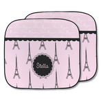 Paris & Eiffel Tower Car Sun Shade - Two Piece (Personalized)