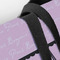 Paris & Eiffel Tower Closeup of Tote w/Black Handles