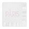 Paris & Eiffel Tower Embossed Decorative Napkins