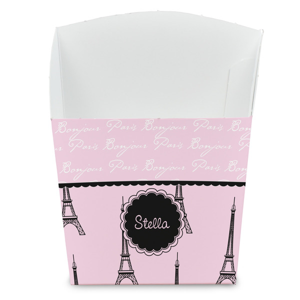 Custom Paris & Eiffel Tower French Fry Favor Boxes (Personalized)