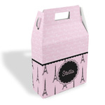 Paris & Eiffel Tower Gable Favor Box (Personalized)