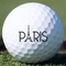 Paris & Eiffel Tower Golf Ball - Non-Branded - Front