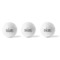 Paris & Eiffel Tower Golf Balls - Generic - Set of 3 - APPROVAL