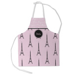 Paris & Eiffel Tower Kid's Apron - Small (Personalized)