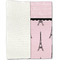 Paris & Eiffel Tower Linen Placemat - Folded Half