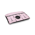 Paris & Eiffel Tower Outdoor Dog Bed - Small (Personalized)