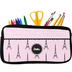 Paris & Eiffel Tower Neoprene Pencil Case (Personalized)