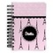 Paris & Eiffel Tower Spiral Journal Small - Front View