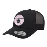 Paris & Eiffel Tower Trucker Hat - Black (Personalized)