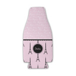 Paris & Eiffel Tower Zipper Bottle Cooler (Personalized)