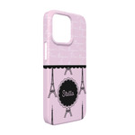 Paris & Eiffel Tower iPhone Case - Plastic - iPhone 13 Pro (Personalized)