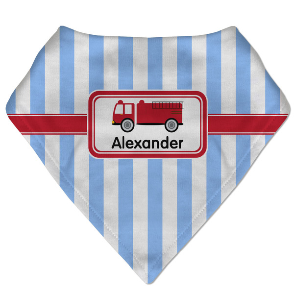 Custom Firetruck Bandana Bib (Personalized)