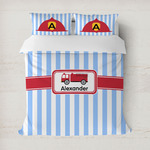 Firetruck Duvet Cover (Personalized)