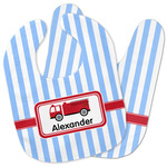 Firetruck Baby Bib w/ Name or Text