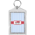 Firetruck Bling Keychain (Personalized)