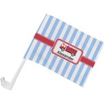 Firetruck Car Flag - Small w/ Name or Text