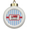 Firetruck Ceramic Ball Ornaments Parent