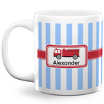 Firetruck 20 Oz Coffee Mug - White (Personalized)