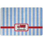 Firetruck Dog Food Mat w/ Name or Text