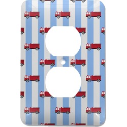 Firetruck Electric Outlet Plate