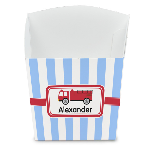 Custom Firetruck French Fry Favor Boxes (Personalized)