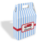 Firetruck Gable Favor Box (Personalized)