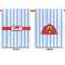 Firetruck Garden Flags - Large - Double Sided - APPROVAL