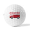 Firetruck Golf Balls - Titleist - Set of 12 - FRONT