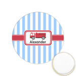 Firetruck Printed Cookie Topper - 1.25" (Personalized)