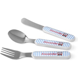 Firetruck Kid's Flatware (Personalized)